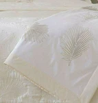 $850 New Yves Delorme Palmbay Silk Counterpane Throw Blanket Ecru Cream Ivory. Fixed Price $589.99.