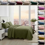 Luxury Bedspread Bedding Set 3 Piece Quilted Coverlet Throw Queen King Size. Fixed Price $20.76.