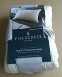 Fieldcrest Pick-stitch Satin Sham Cream Standard Queen Nwt. Fixed Price $14.99.