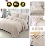 Ultrasonic Full Queen Quilt Bedding Set, Lightweight Brich Beige Bedspreads S.... Fixed Price $65.99.