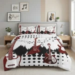 Wecozy Full Comforter Set, Guitar Rock Music, 3 Pc Bedding W/ 2 Pillowcases. Fixed Price $97.68.