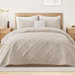 Exclusivo Mezcla Queen Size - Brich Beige Set Bedspread With 2 Pill. Fixed Price $35.58.