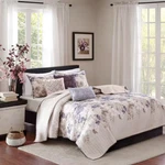 Piper 6-PIECE Taupe Microfiber Full/queen Quilt Set. Fixed Price $122.80.