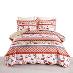 Twin/full Christmas Plaid Sleigh Quilt Bedspread Set Holiday Bedding. Fixed Price $39.99.