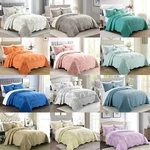 Oversized Queen/king 4PIECE Quilt Set Elegant Damask Embroidery Soft Lightweight. Fixed Price $110.87.