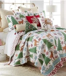 Levtex Merry & Bright Collecion Tinsel Quilt Set Holiday Full/queen. Fixed Price $89.99.
