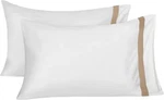 Bioweaves 100% Organic Cotton King Pillow Sham 300 Thread White/sand - 2 Ct New. Fixed Price $24.42.