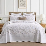 100% Cotton Oversized Bedspread Quilt Coverlet Set, 120"X120" Extra Large Kin.... Fixed Price $331.29.