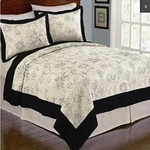 Cannon Camila Embroidered Full/queen 90" X 92" Floral Pattern Quilt Only New. Fixed Price $29.99.