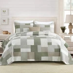 Sahsahcasa Quilt Queen Size, Set, 100% Cotton Bedding. Fixed Price $145.24.