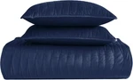 Brielle Home Premium Heavy Velvet Quilt Set With Cotton Backing, Navy. Fixed Price $103.99.