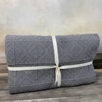 Pottery Barn Washed Trellis Coverlet Full/queen Charcoal Gray Spot Read. Fixed Price $109.95.