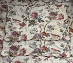 Waverly Quilt Set King Charleston Chirp Papaya Shams Botanical Birds Bedspread. Fixed Price $115.00.