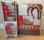 St.nicholas Square Holiday Coll. Joy Full/queen Rev Quilt Standard Sham Set New. Fixed Price $198.99.