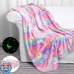 Salimah Glow In The Dark Blanket Unicorns Gifts For Girls, Toys. Fixed Price $39.99.