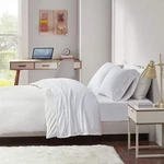 Intelligent Design Cotton Blend Jersey Knit King Bed Sheets Coastal. Fixed Price $68.66.