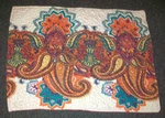Greenland Home Nirvana Spice Paisley Single Quilted Cotton Standard Pillow Sham. Fixed Price $17.50.