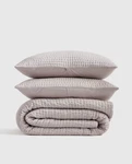 Nwt Quince Silk Pick Stitch Quilt Set King Cal Haze Grey W/shams $399.90. Fixed Price $249.99.