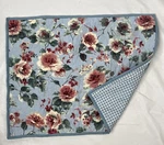 One Martha Stewart Collection Blue Garden Floral Standard Sham Cotton New 21X26. Fixed Price $29.76.