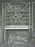 Antique Lavish Pair Brass Bed Twin Head Boards Spectacular Local Pickup Only. Fixed Price $725.00.