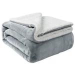 Nanpiper Sherpa Thick Warm Blankets For Winter Twin, Light Grey. Fixed Price $47.99.