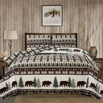 3 Piece Reversible Quilt Set With Shams All-season Soft & Lightweight Bedsp.... Fixed Price $81.89.