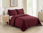 Home Collection 3PC Full/queen Over Size Luxury Embossed Bedspread Set Light. Fixed Price $29.29.