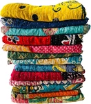 Mix Lot Of Indian Tribal Kantha Quilts Vintage Cotton Bed Cover Throw Old Sari. Fixed Price $22.38.