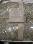 New Home Trends Glendale Twin Comforter Set 68 X90 Cotton Face And Border. Fixed Price $79.97.