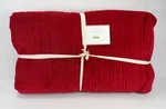 Pottery Barn Velvet Channel Quilt Full Queen Ruby Red #9855. Fixed Price $259.34.