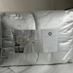 Hotel Collection Glint King Quilted Coverlet Set White - $500. Fixed Price $134.99.