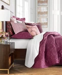 Hotel Collection Dutch Floral King Coverlet, Crimson. Fixed Price $99.99.