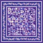 Ophelia Purple Pre-cut Kit -all Sizes -by Quilt-addicts Usa Only. Fixed Price $233.64.
