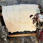 Vintage Columbine Cody Matelasse Coverlet And Pillow Shams Set Egyptian Cotton. Fixed Price $74.99.