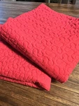 Ikea Alina Cushion Pillow Covers Red Cotton Quilted Euro Shams X 26" Case. Fixed Price $23.75.