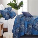 Oversized 6-PIECE Quilt Bedding Set Lightweight, Soft Includes Reversible King. Fixed Price $142.27.