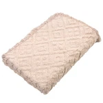 Stylemaster Diamond Tufted Chenille Bedspread, King, Ivory. Fixed Price $134.34.