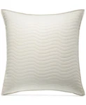 Hotel Collection Agate Quilted Wavy 100% Pima Cotton Pillow Sham - Euro Cream. Fixed Price $32.95.