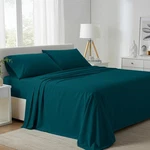Carressa Linen 100% Egyptian Cotton Sheets Full Size Bed Set - 4 Pc 800 High .... Fixed Price $87.04.