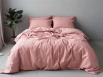 Pink Washed Linen Quilt Cover Soft & Breathable, Handmade Eco-friendly Bedding.. Fixed Price $159.00.