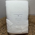 Pottery Barn Teen Loveshackfancy Ruffle Bow Quilted Sham (1) Standard White. Fixed Price $35.10.
