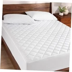Quilted Fitted Mattress Pad () - Cooling Cover Queen 01 White. Fixed Price $44.33.