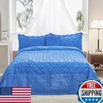 Home Soft Things Oversized Queen 4 Piece Faux Fur Quilted Tatami Bedspread. Fixed Price $135.98.