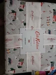 Nwt Cath Kidston London Christmas Snow Day Duck Egg Queen Quilt Bedspread. Fixed Price $89.95.