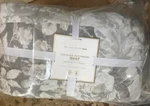 Pottery Barn Carolina Floral Damask Quilt Set Gray Queen 2 Standard Shams Teen. Fixed Price $159.00.