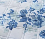 Home By Shr Printed Floral Reversible Coverlet Set - King Navy. Fixed Price $62.99.