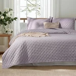 Quilt Set - Ultra Soft Bedding For Modern King 10 Purple Clover. Fixed Price $71.19.