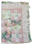 Laura Ashley Quilt Pink Floral Patchwork Twin Set Romantic Cottage. Fixed Price $68.99.