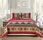 Rustic Western Native American Quilt Bedspread Coverlet Bedding Set Full/queen. Fixed Price $53.95.