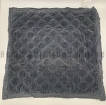 Pottery Barn Velvet Lattice Quilted Sham Euro Cobalt Blue #J4152. Fixed Price $67.90.